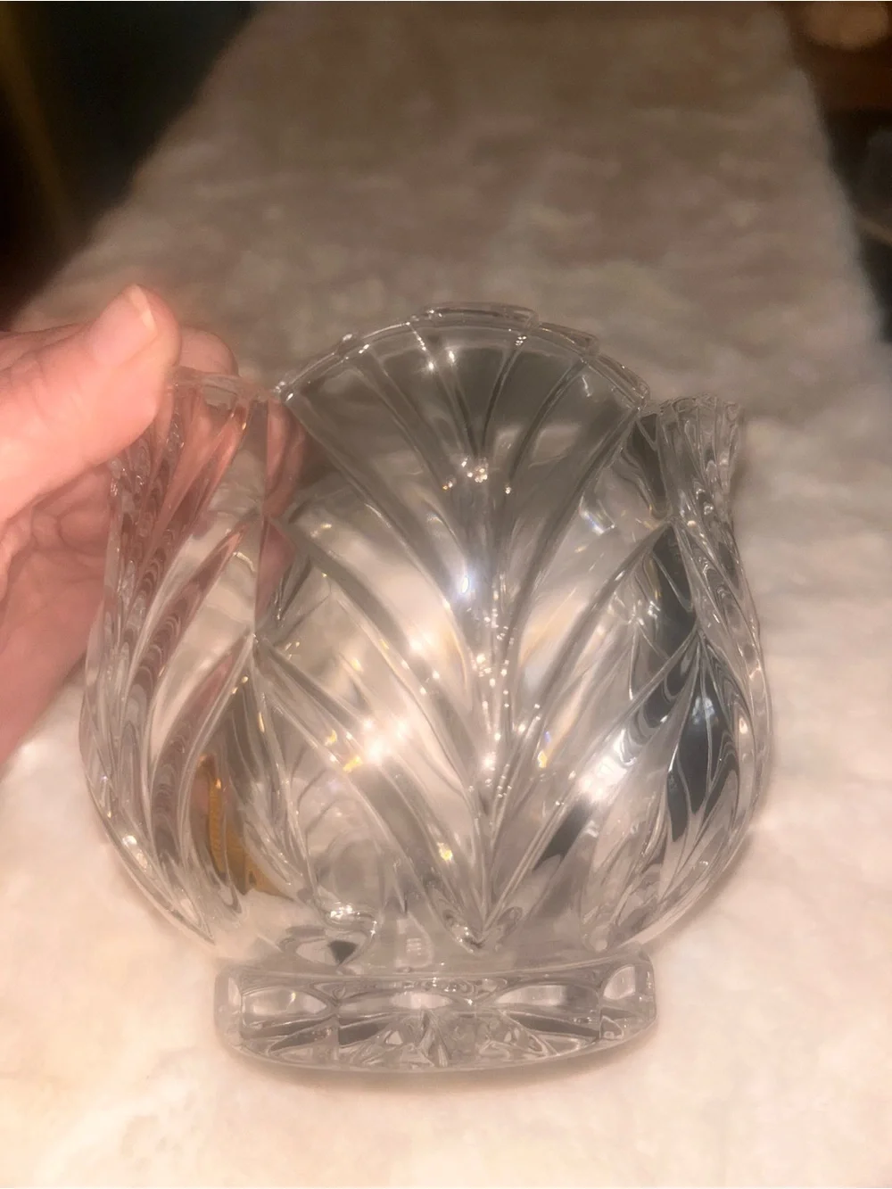 50%offw❤️ Crystal Treasury Noritake  Lead Crystal Germany Crystal Bowl